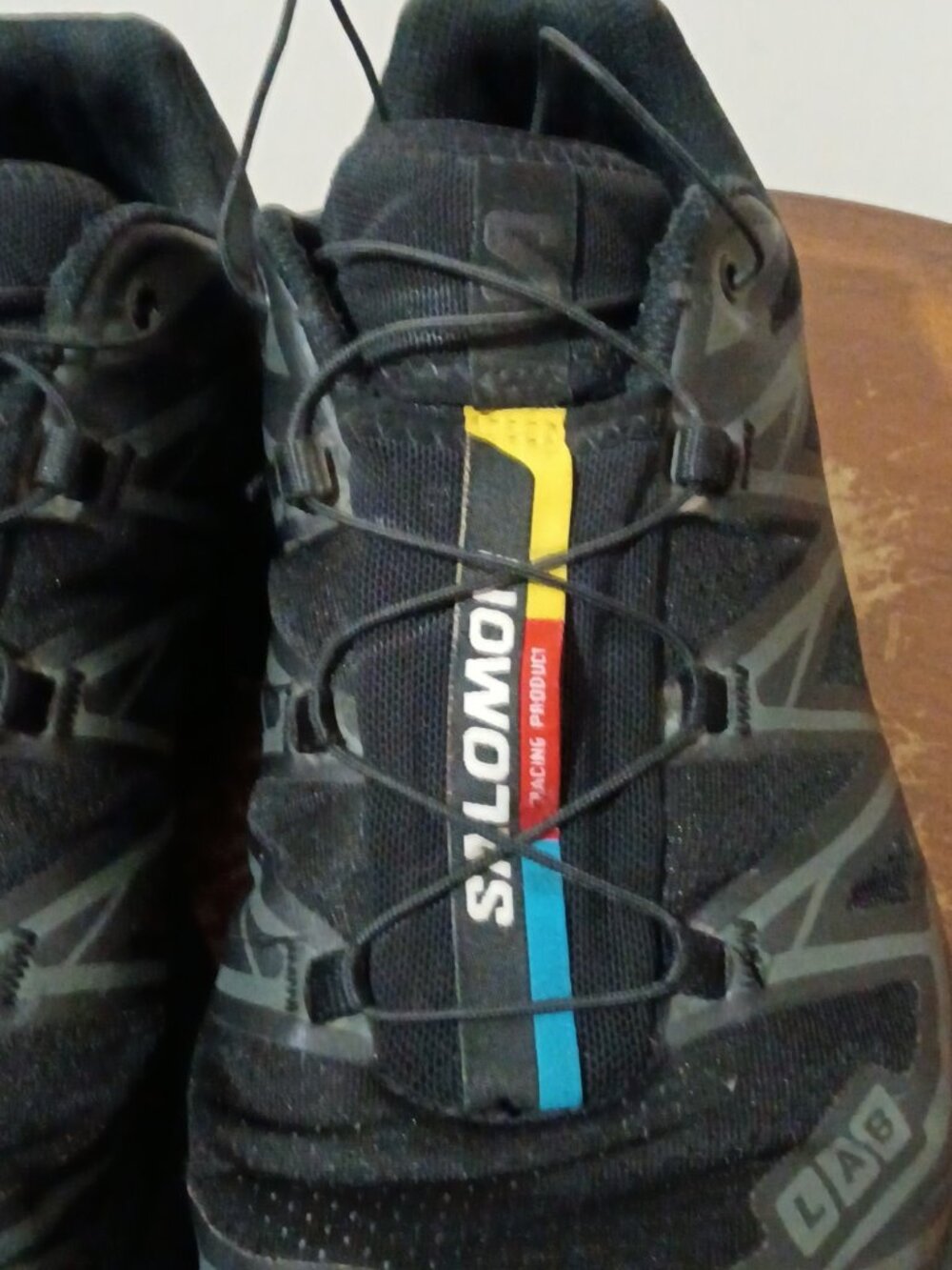 Salomon XT-6 Men's Black Low Top Lace-Up Athletic Sneakers Style 410866 Size 8 - Picture 5 of 16